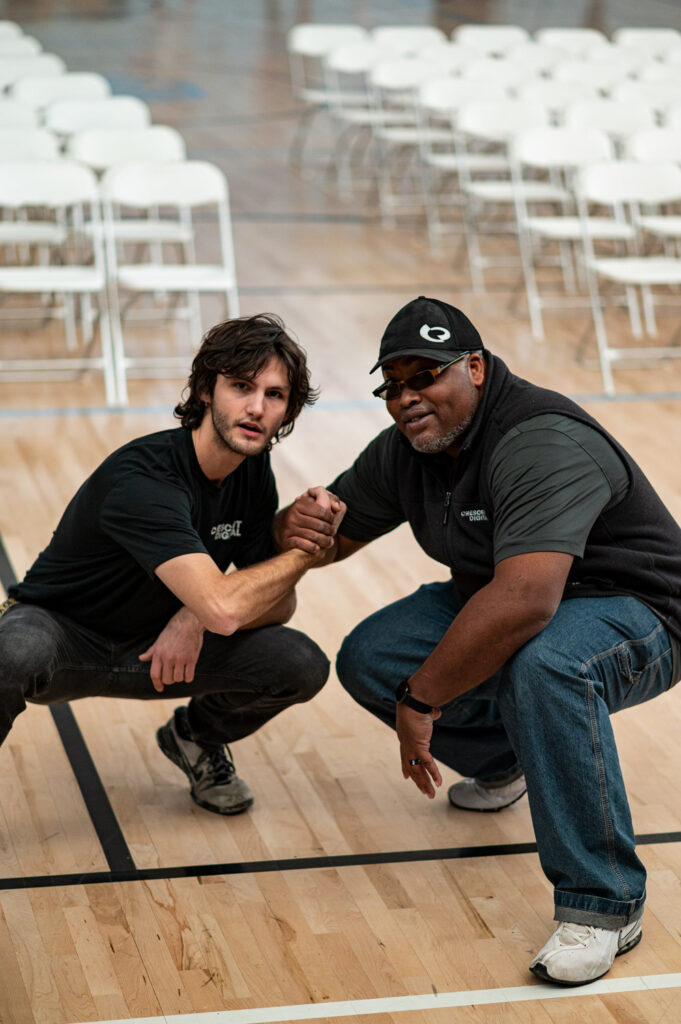 Opening Track Event setup by Crescent Digital for the Girls and Boys Club of Cleveland - 5