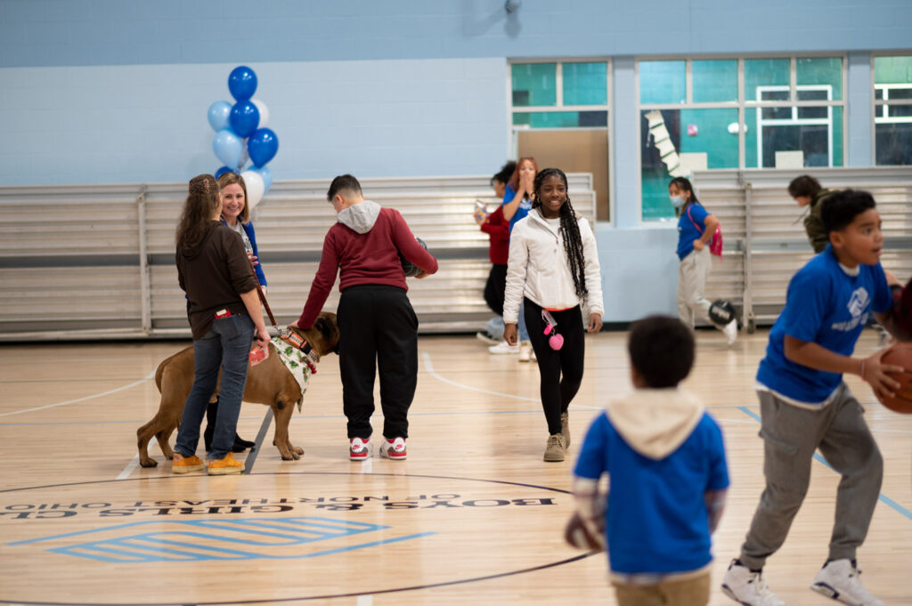 Opening Track Event setup by Crescent Digital for the Girls and Boys Club of Cleveland - 6
