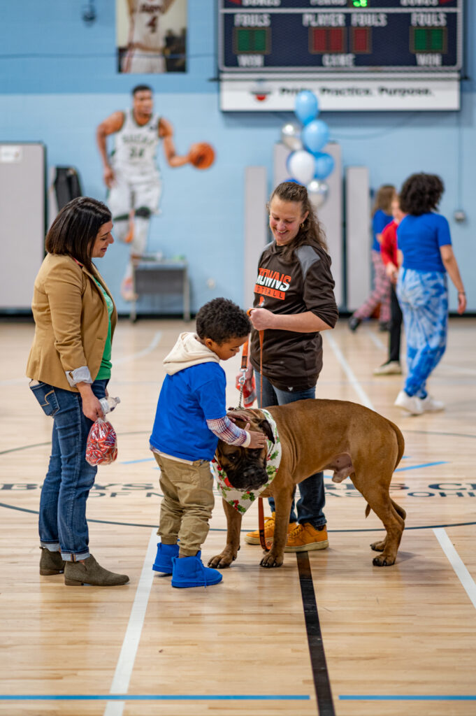 Opening Track Event setup by Crescent Digital for the Girls and Boys Club of Cleveland - 7