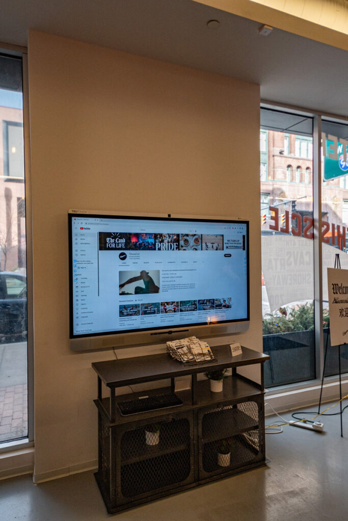 Digital Display installed by Crescent Digital at Destination Cleveland