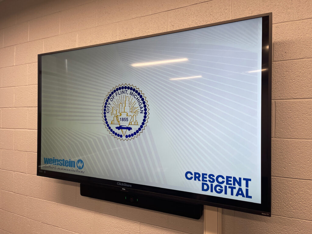 LG Display and Logitech Rally bar installed by Crescent Digital