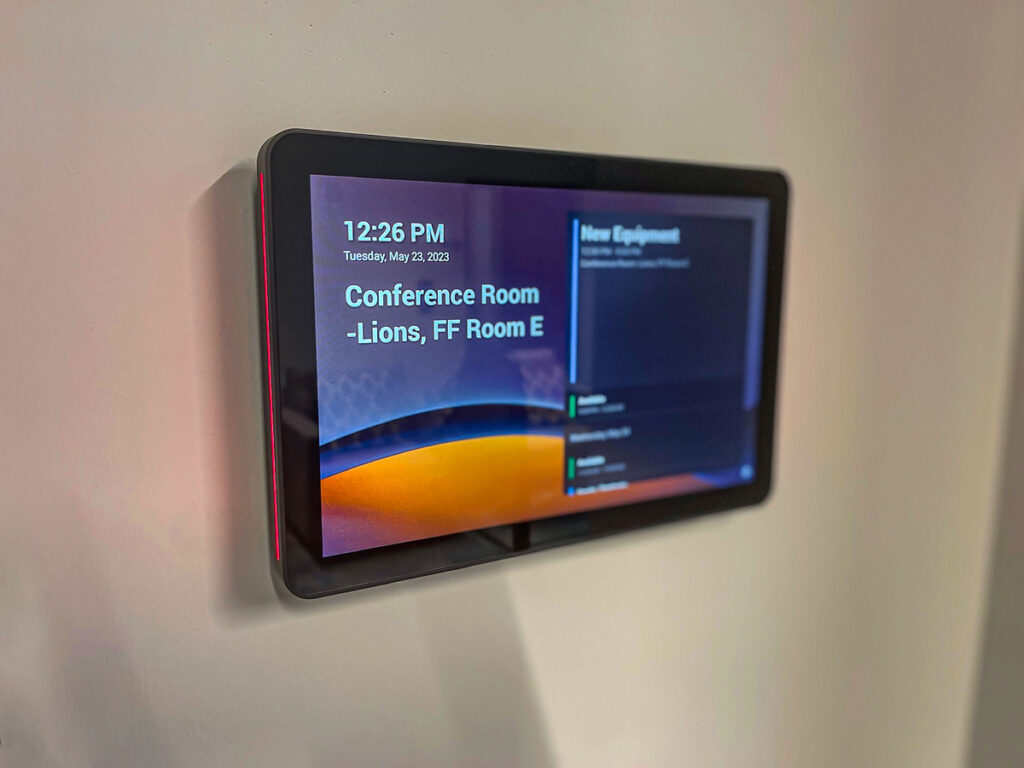 Crestron Touch Panel programmed and installed by Crescent Digital